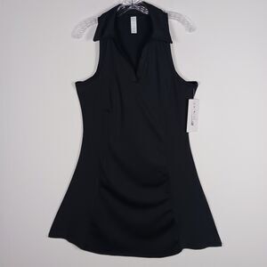 Marika Athletic Dress Women's Size L Black Stretch Sleeveless NWT Tennis
